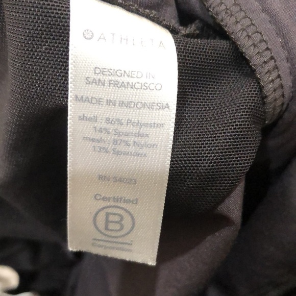 Athleta Camden Printed Jogger Track Pants Size 6 Dark Gray Black - Picture 10 of 10